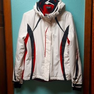 White HYRA ski snow women's jacket